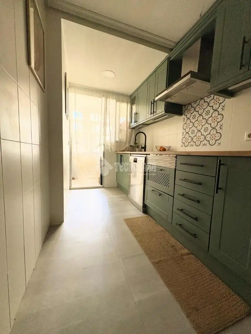 Kitchen of Flat for sale in Madrid  with Heating, Terrace and Furnished