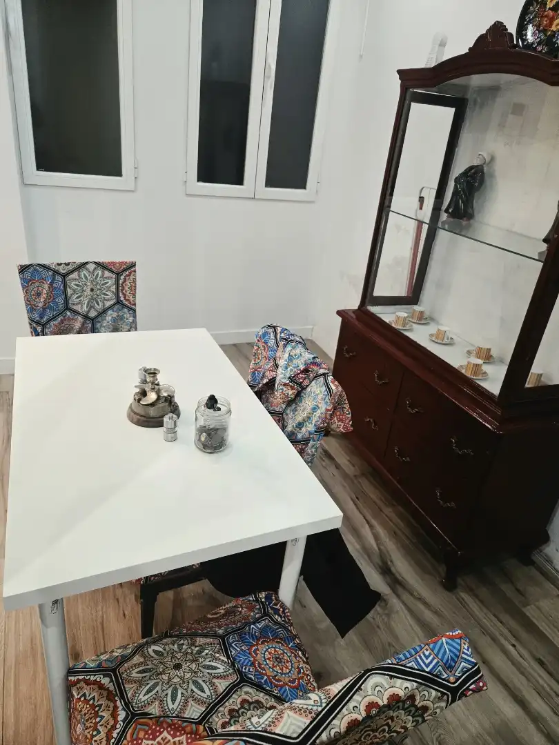 Esszimmer von Loft zur Miete in Madrid mit Klimaanlage und Möbliert