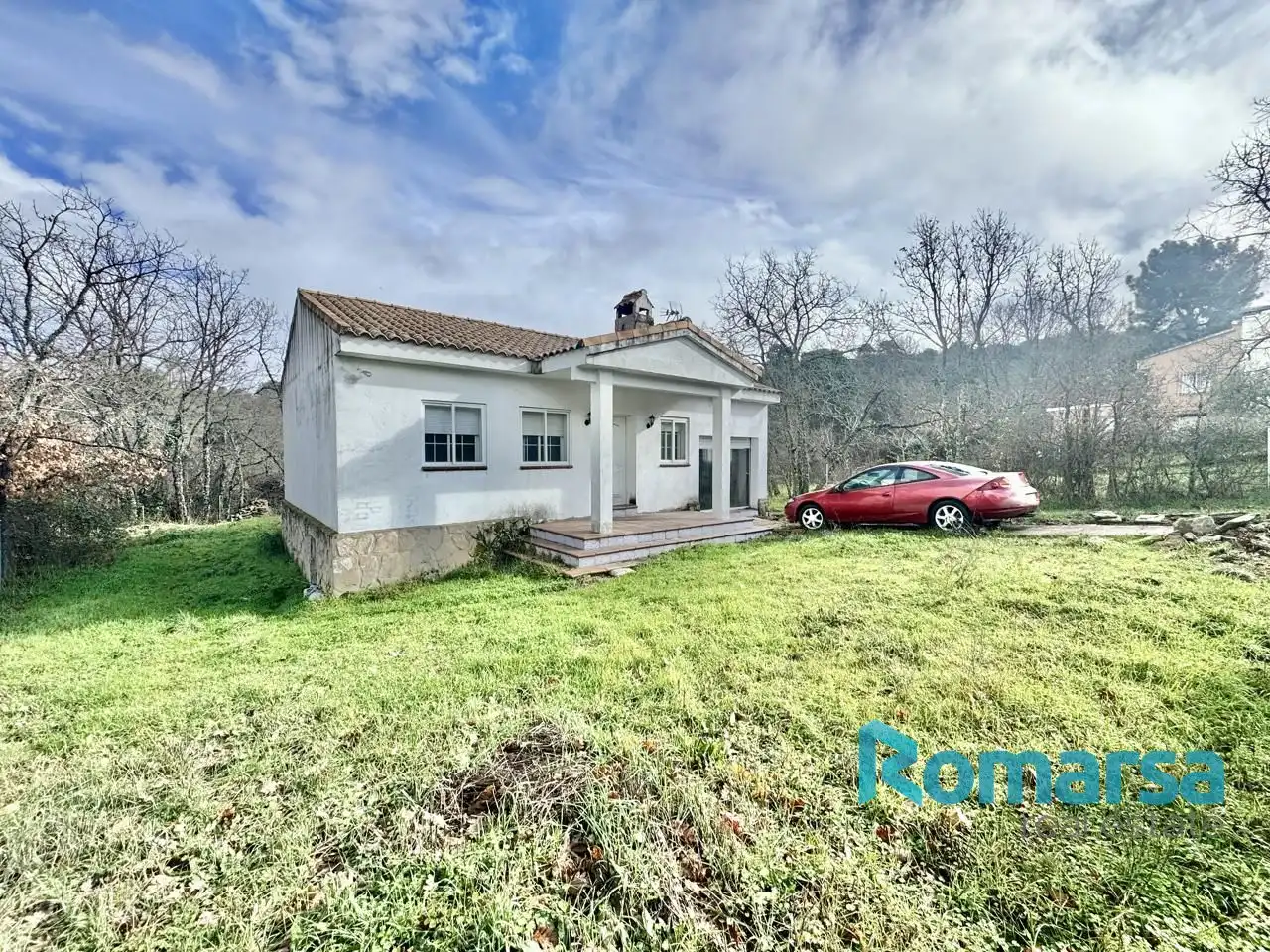 Vista exterior de Casa o chalet en venta en Navahondilla con Calefacción, Jardín privado y Trastero