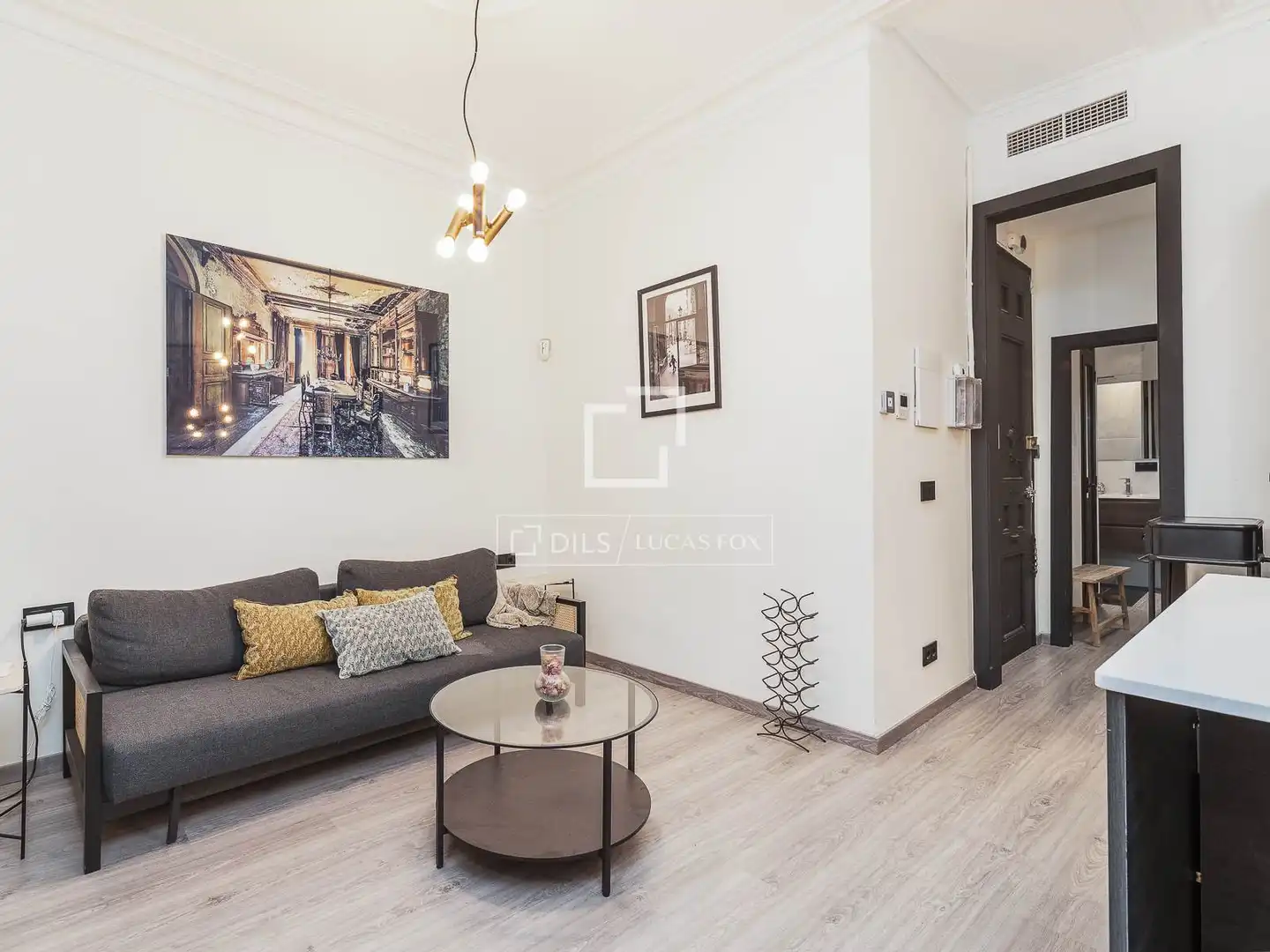 Sala de estar de Piso en venta en Barcelona con Aire acondicionado, Calefacción y Terraza