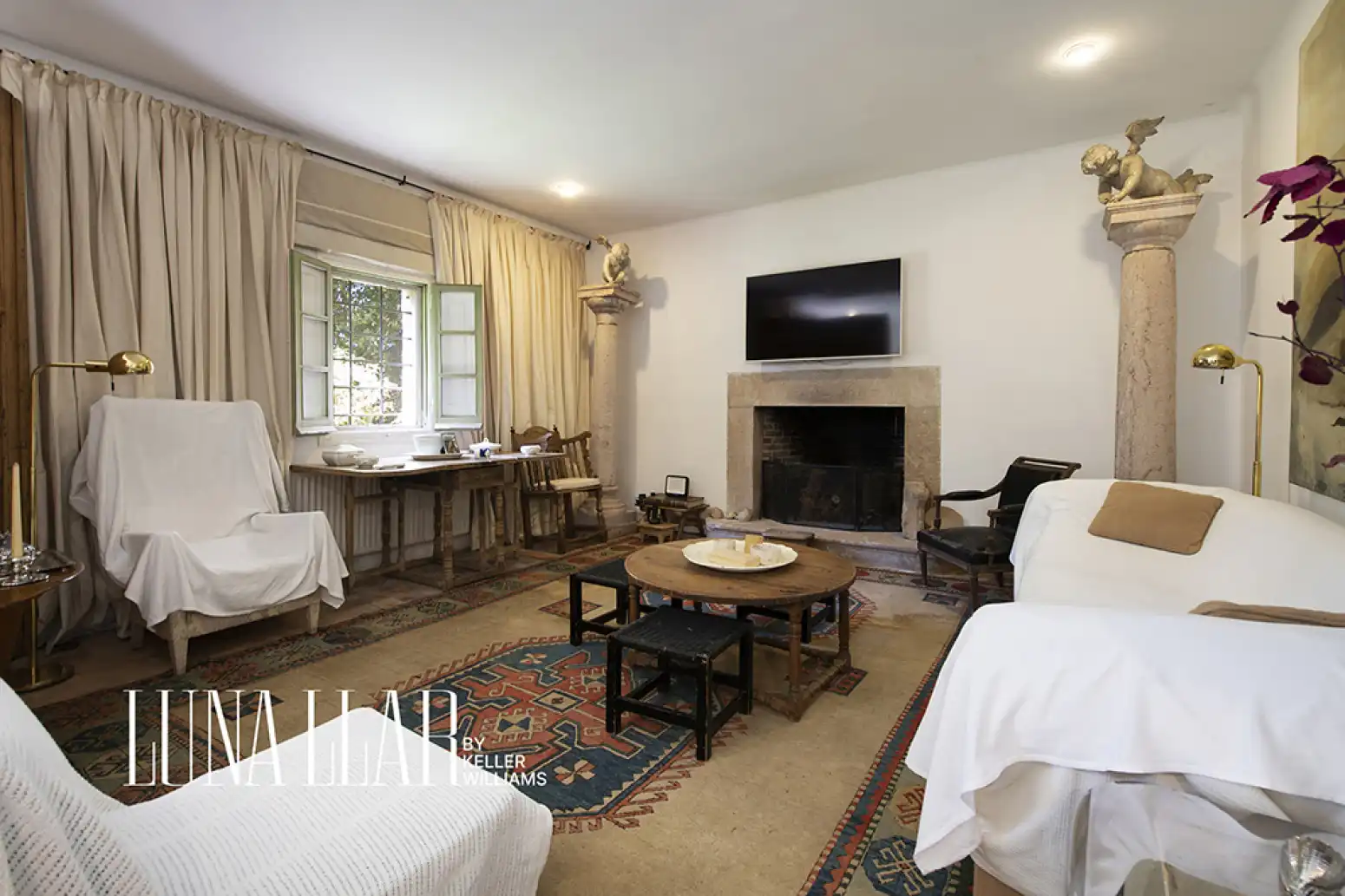 Sala de estar de Casa o chalet en venta en Pineda de Mar con Jardín privado y Piscina