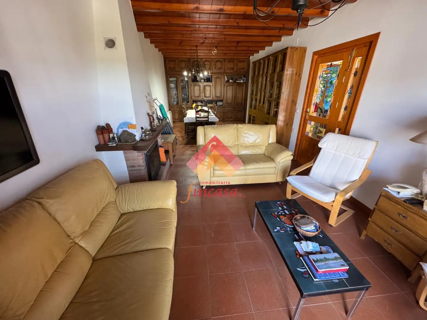 Sala d'estar de Casa o xalet en venda en Ronda amb Calefacció, Terrassa i Moblat