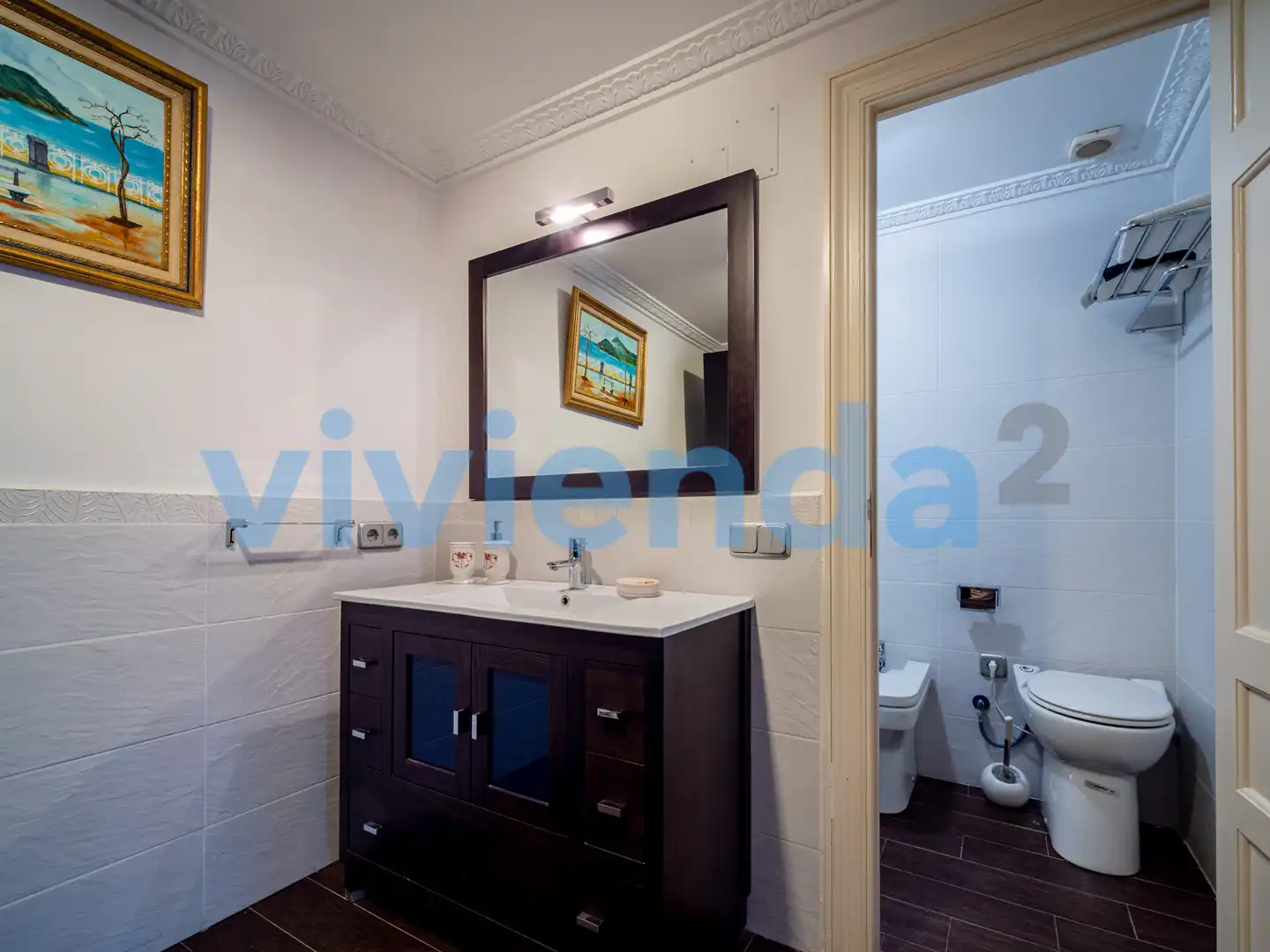 Baño de Piso de alquiler en Madrid con Aire acondicionado y Calefacción