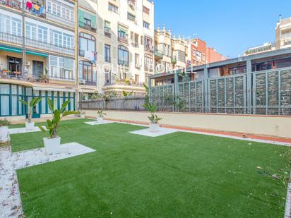 Garden of Flat to rent in  Barcelona Capital  with Air Conditioner, Heating and Parquet flooring