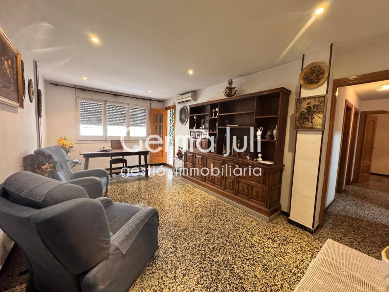 Living room of Flat for sale in Badalona  with Air Conditioner and Balcony