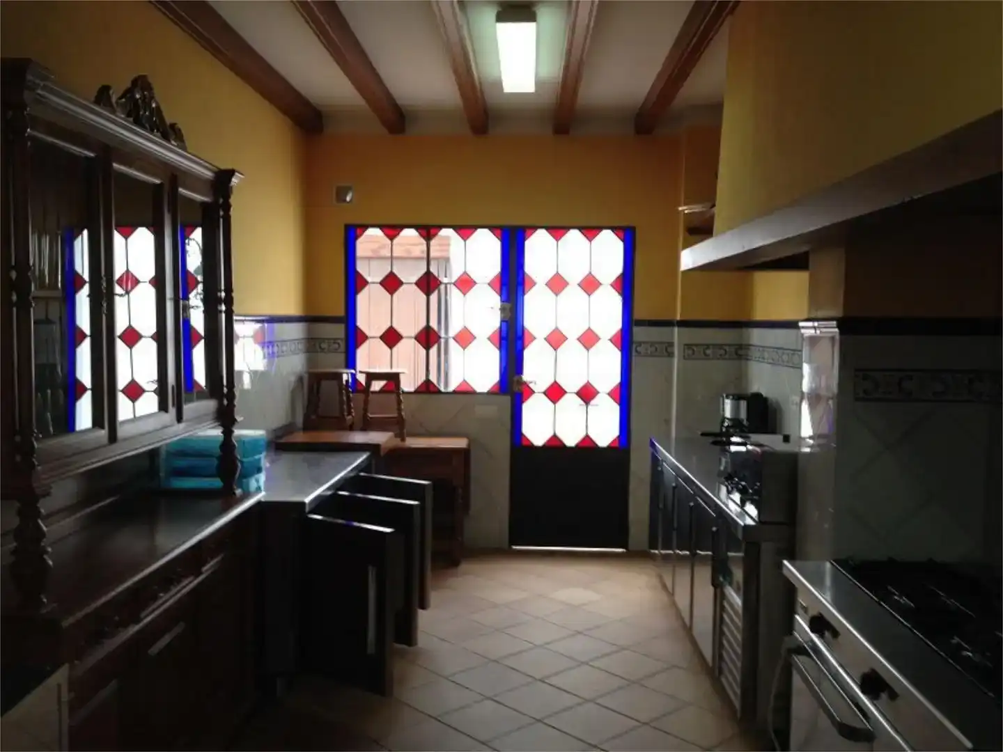 Cuina de Casa adosada de lloguer en Almonte amb Aire condicionat, Moblat i Balcó