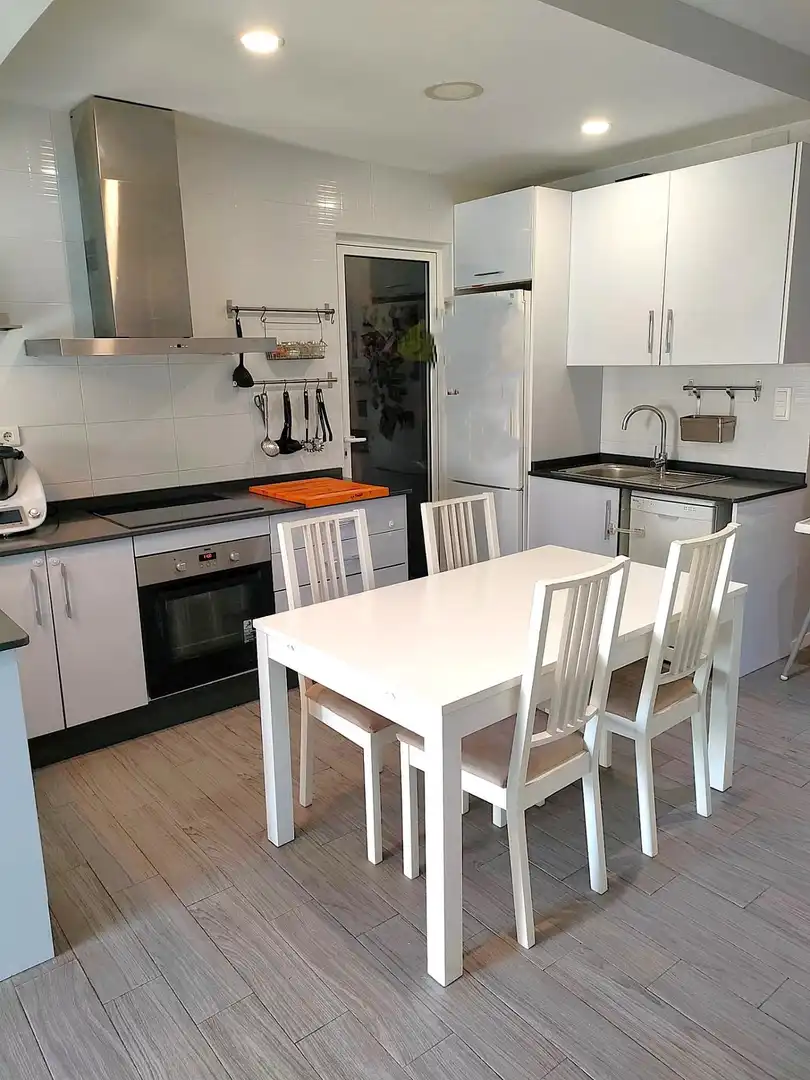 Kitchen of Flat for sale in Villajoyosa / La Vila Joiosa  with Air Conditioner, Terrace and Balcony
