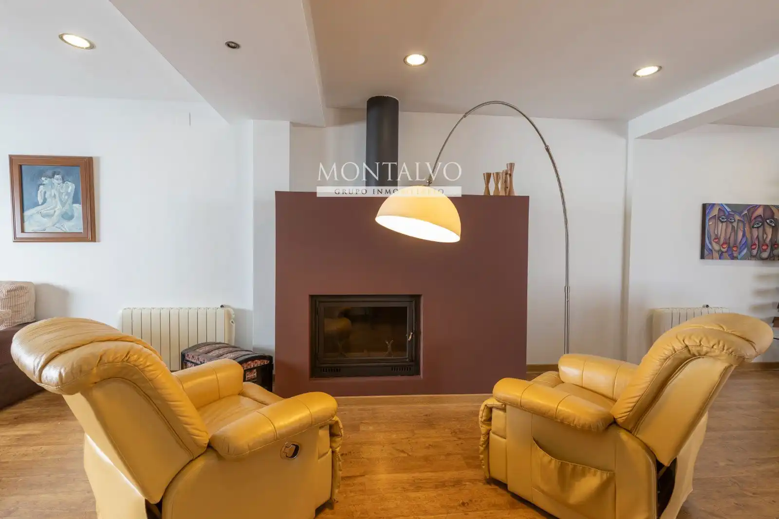 Sala de estar de Casa adosada en venta en Chauchina con Aire acondicionado, Calefacción y Piscina