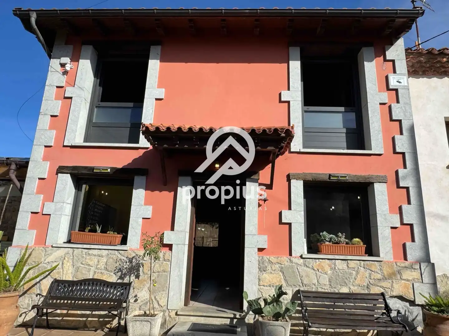 Exterior view of Houses for sale in Llanes  with Heating, Private garden and Parquet flooring