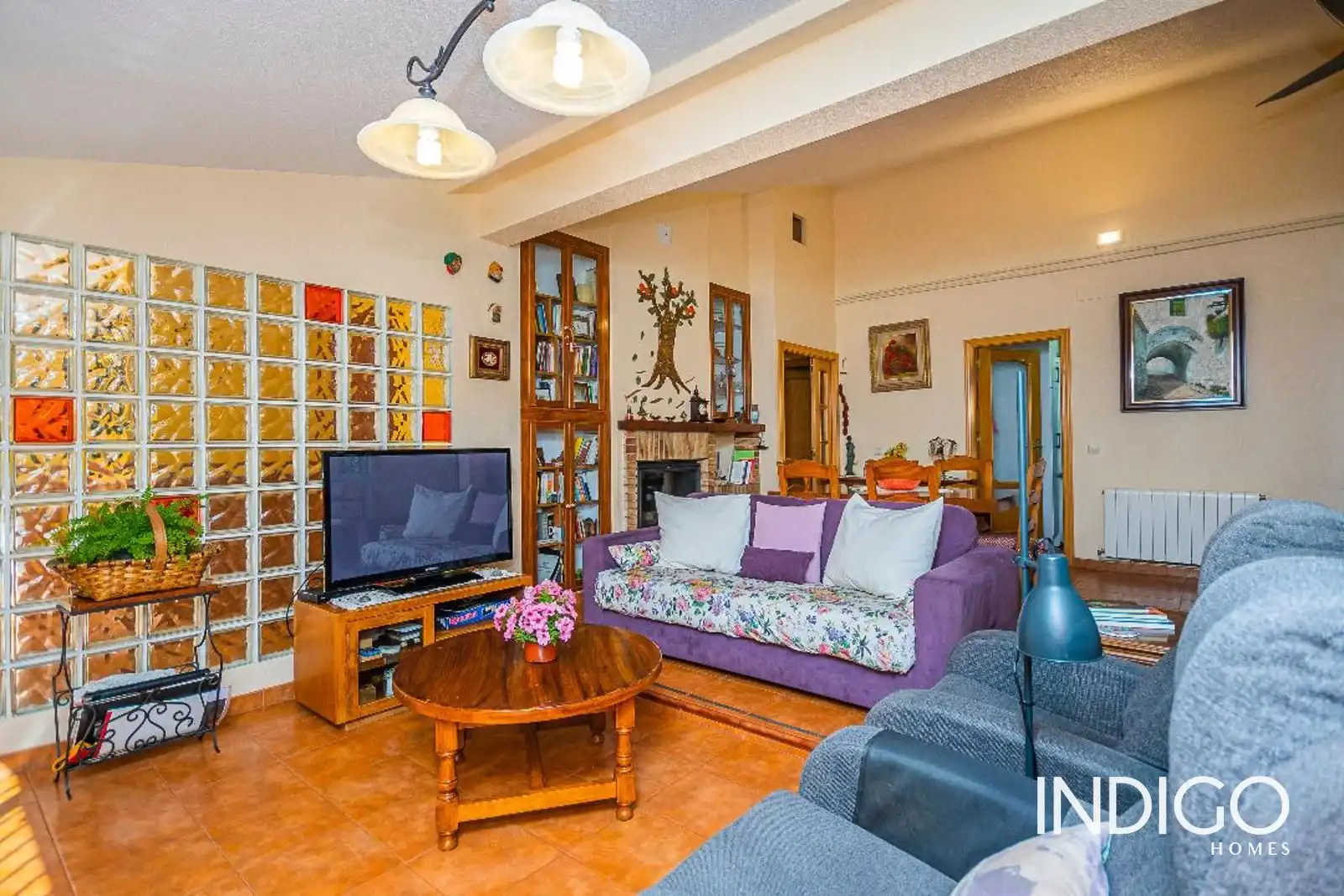 Living room of Houses for sale in San Vicente del Raspeig / Sant Vicent del Raspeig  with Air Conditioner, Heating and Terrace