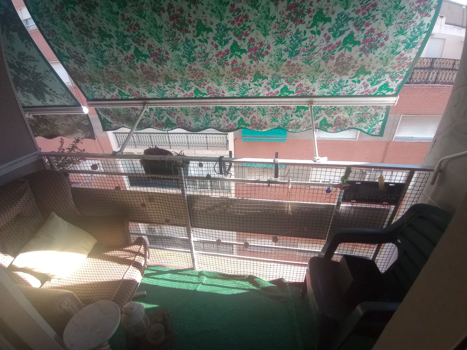 Balcony of Flat to rent in  Granada Capital  with Heating, Furnished and Washing machine