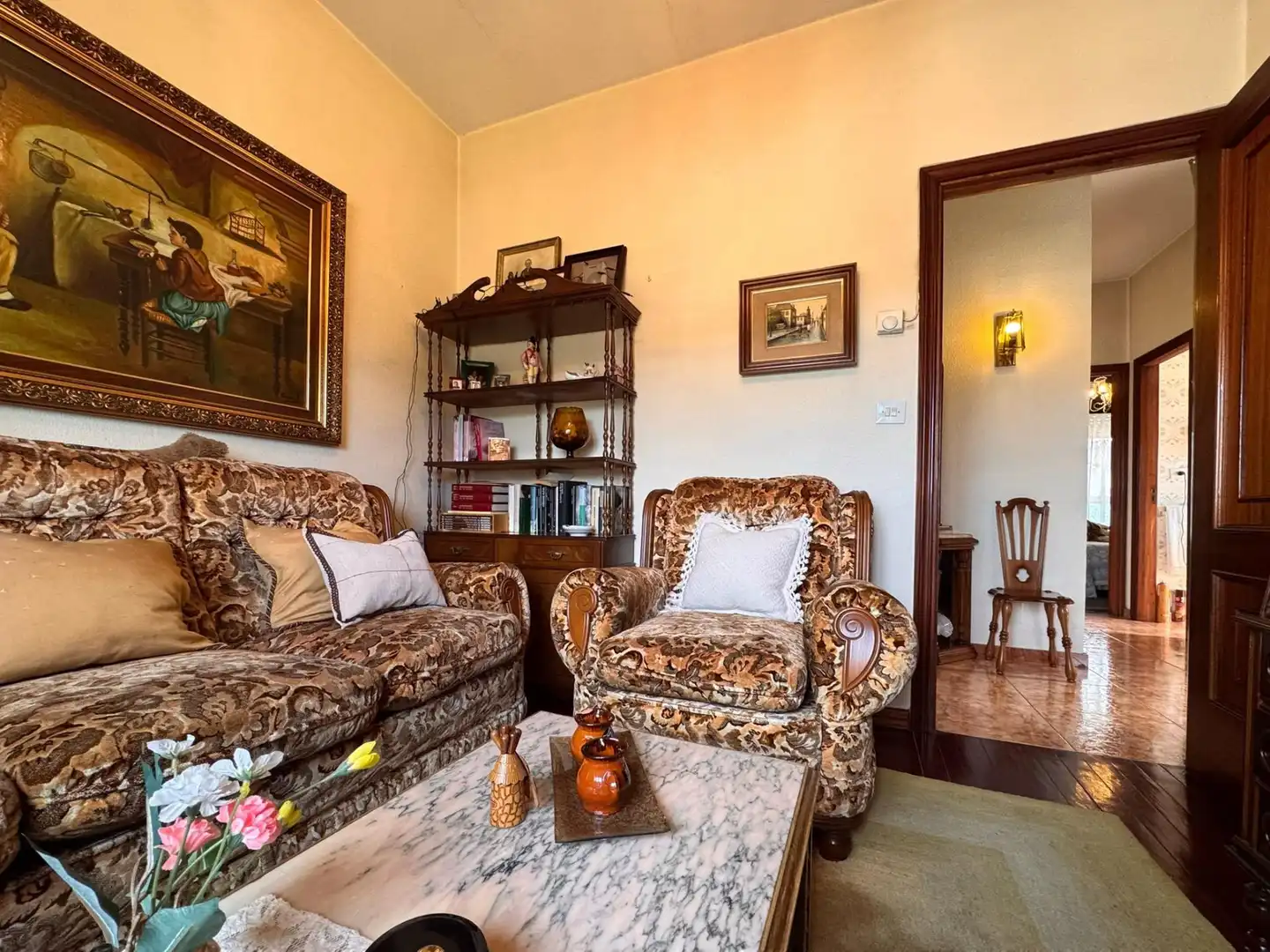 Sala d'estar de Edifici en venda en Cuntis