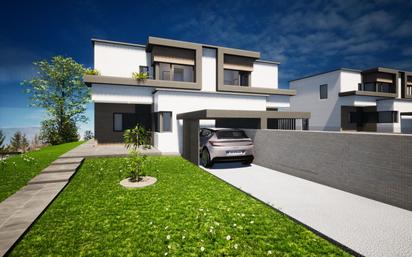 Exterior view of Single-family semi-detached for sale in Siero  with Terrace