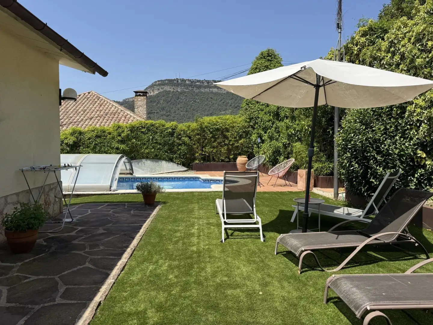 Terrace of Houses for sale in Aiguafreda  with Heating, Terrace and Swimming Pool