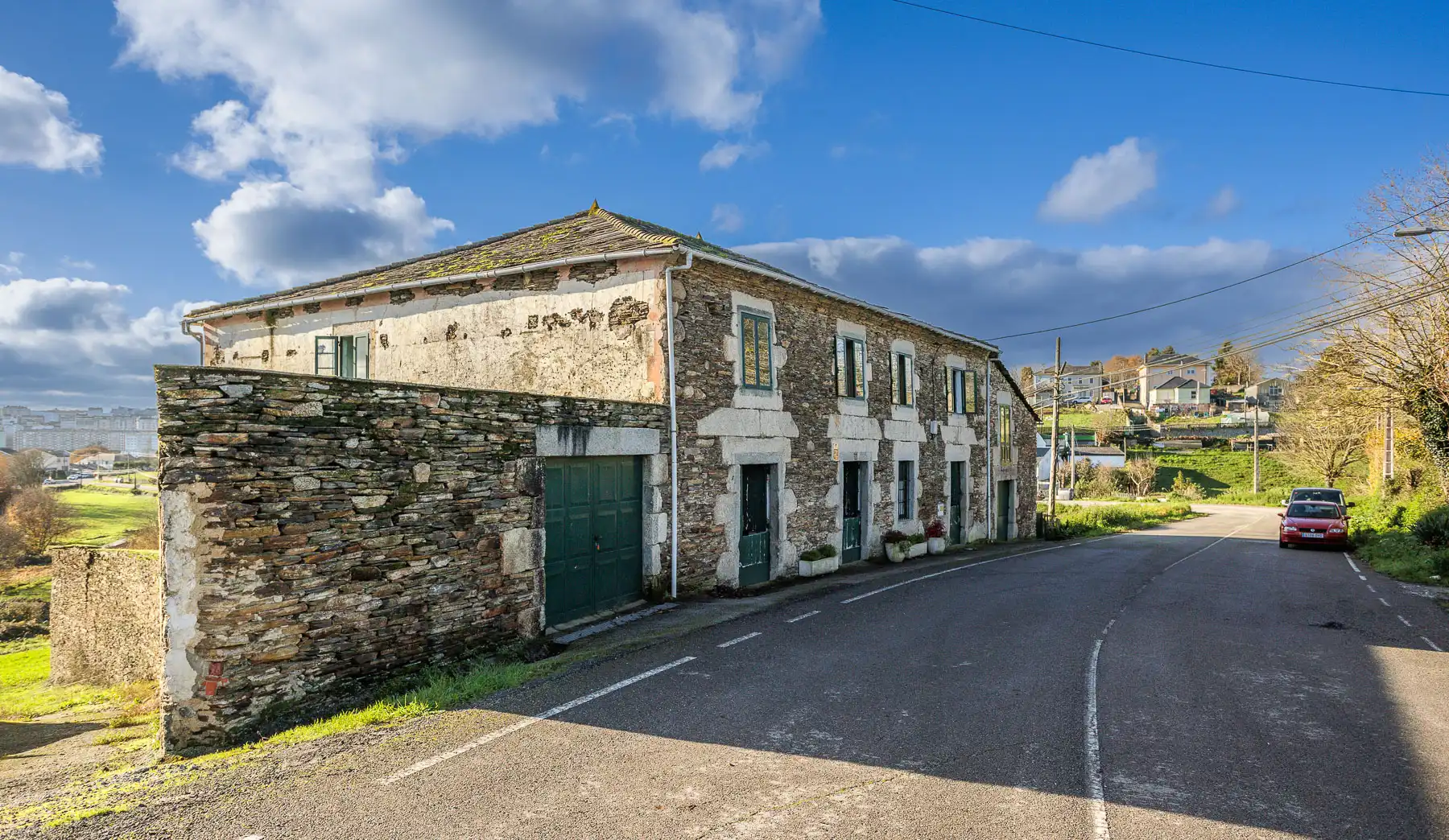 Vista exterior de Casa o chalet en venta en Lugo con Jardín privado, Terraza y Amueblado