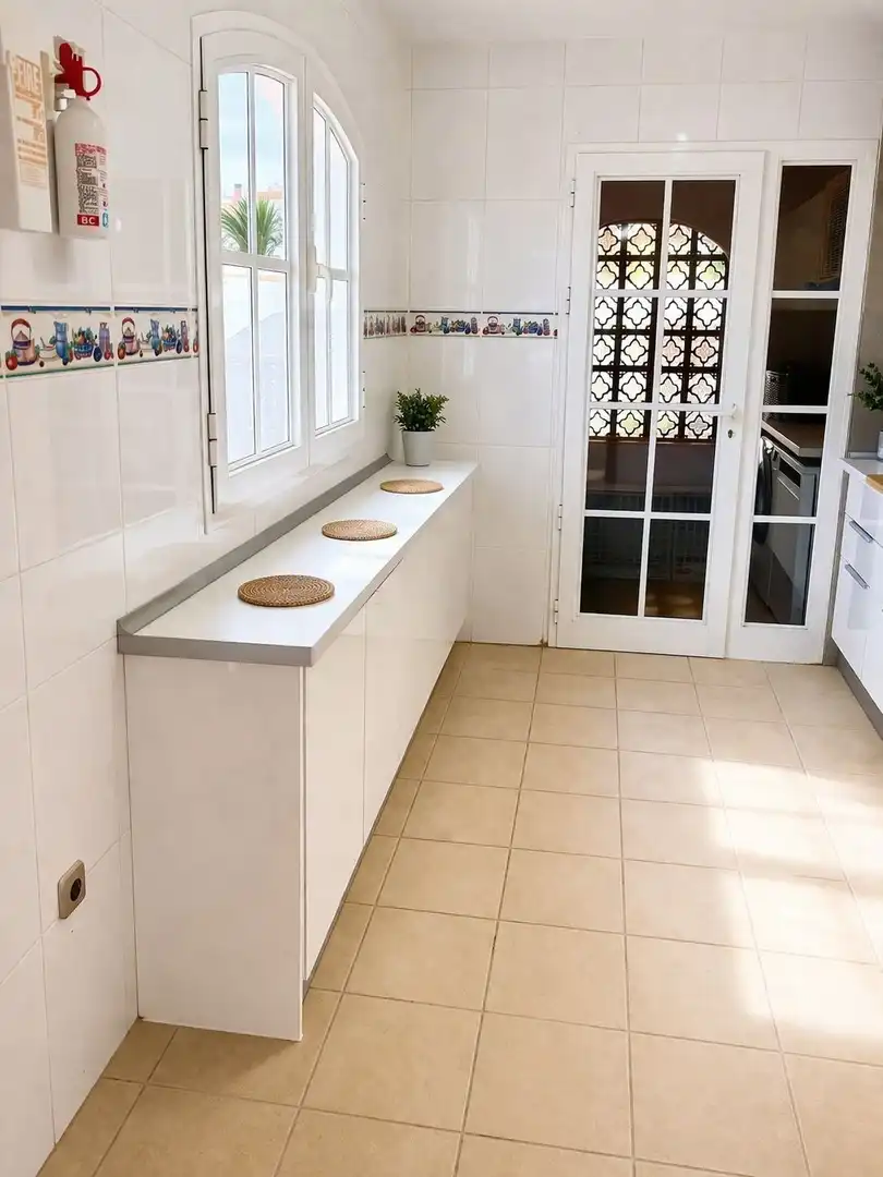 Cocina de Casa o chalet en venta en Antigua con Aire acondicionado, Calefacción y Jardín privado