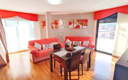 Living room of Attic for sale in Malgrat de Mar  with Air Conditioner, Heating and Private garden