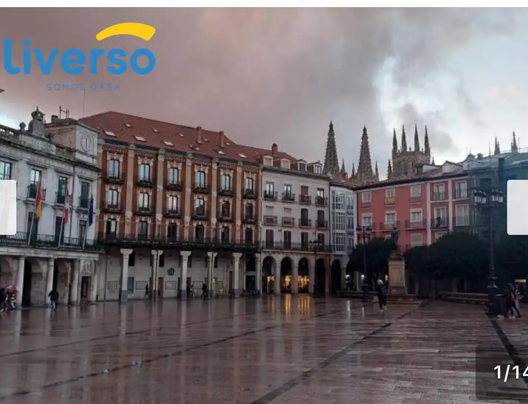 Vista exterior de Pis de lloguer en Burgos amb Calefacció, Parquet i Moblat