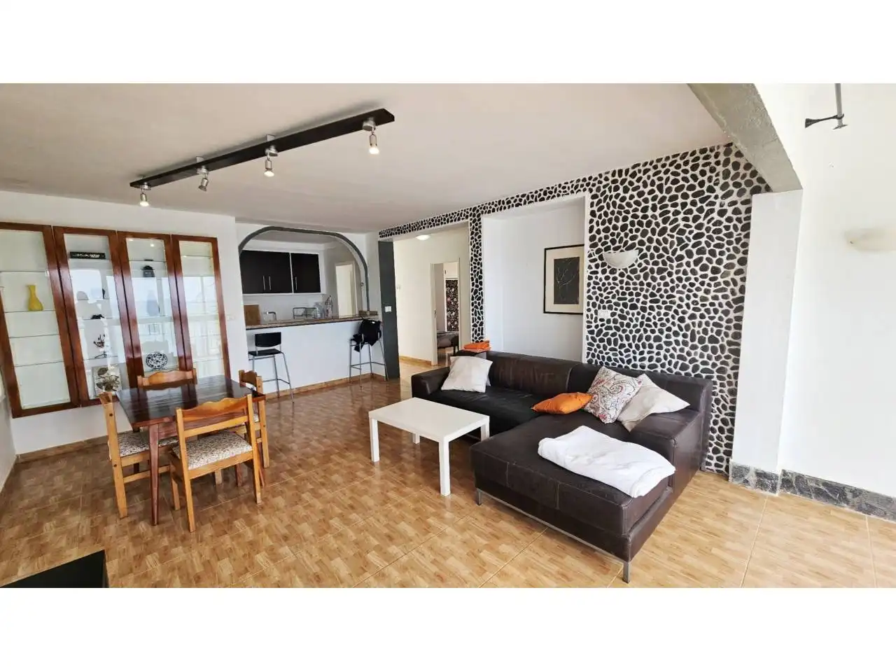 Sala de estar de Apartamento de alquiler en San Cristóbal de la Laguna con Terraza, Amueblado y Balcón
