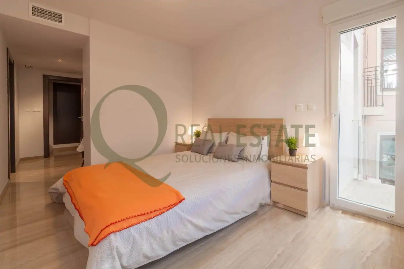 Bedroom of Flat for rent in Alicante / Alacant  with Heating, Terrace and Furnished