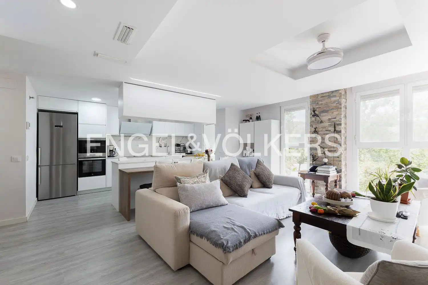 Sala de estar de Piso en venta en  Valencia Capital con Aire acondicionado, Calefacción y Jardín privado