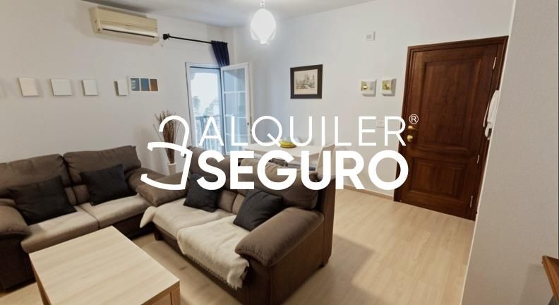 Living room of Flat to rent in Gibraleón  with Air Conditioner, Storage room and Furnished