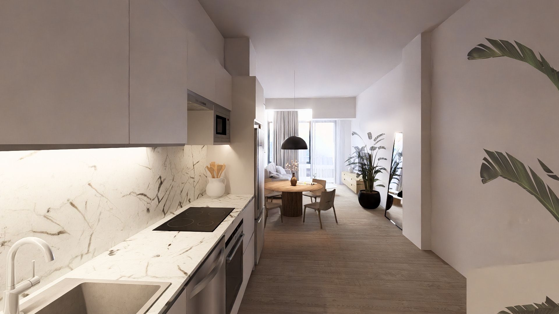 Kitchen of Flat for sale in  Madrid Capital