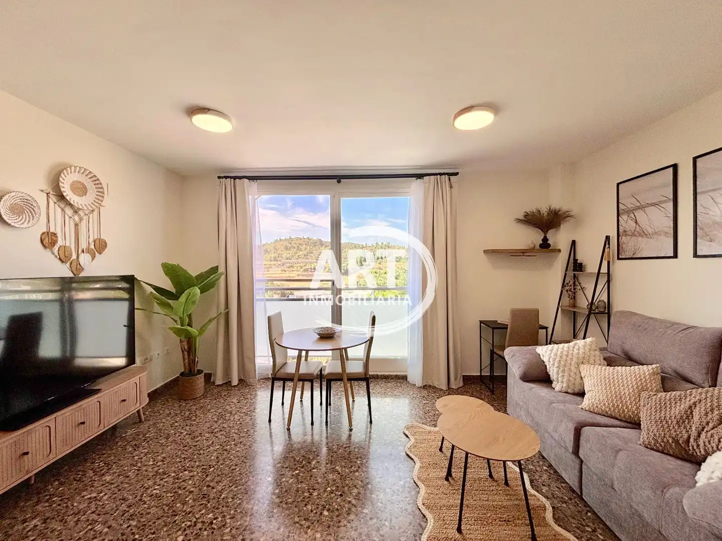Living room of Flat for rent in Vilamarxant  with Storage room and Furnished