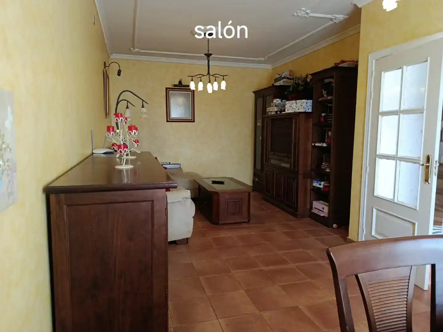 Sala d'estar de Pis en venda en Corral de Almaguer amb Aire condicionat