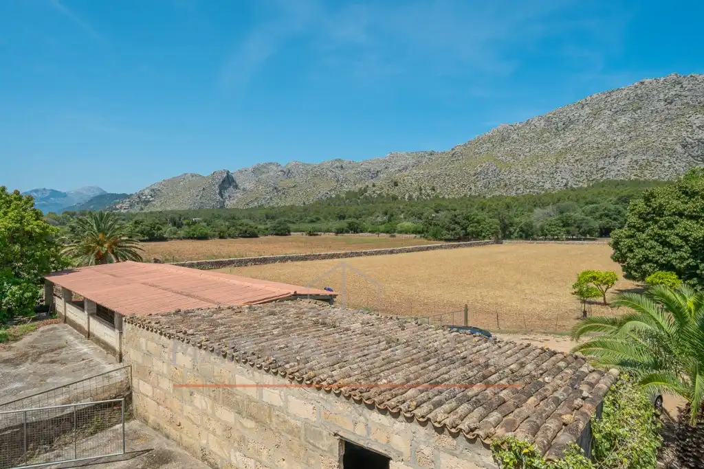 Vista exterior de Finca rústica en venda en Pollença amb Jardí privat, Terrassa i Traster