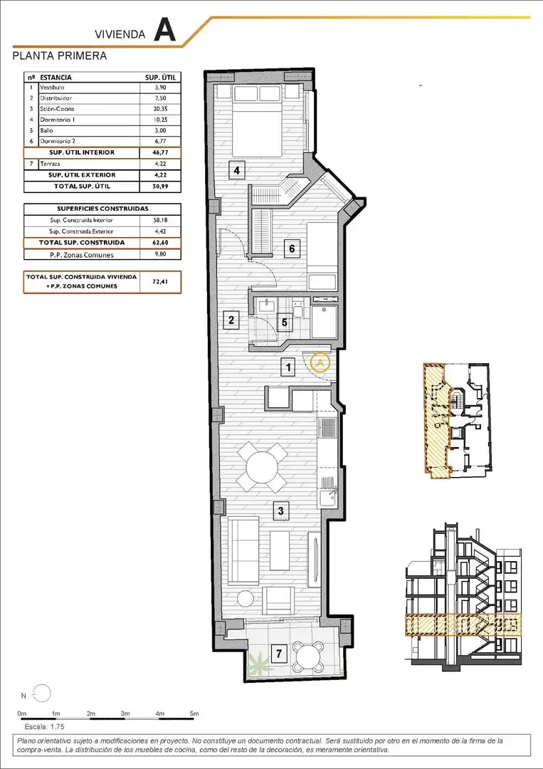 Apartamento con piscina en venta en Pueblo, imagen 11