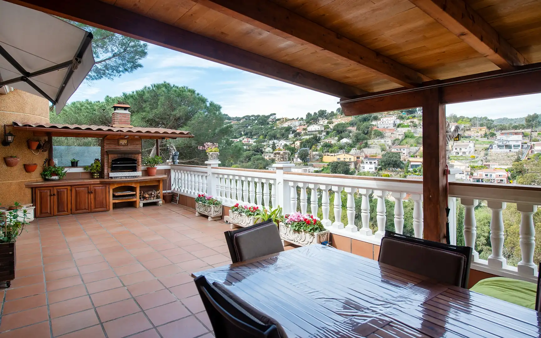 Terrassa de Casa o xalet en venda en Argentona amb Calefacció, Jardí privat i Terrassa