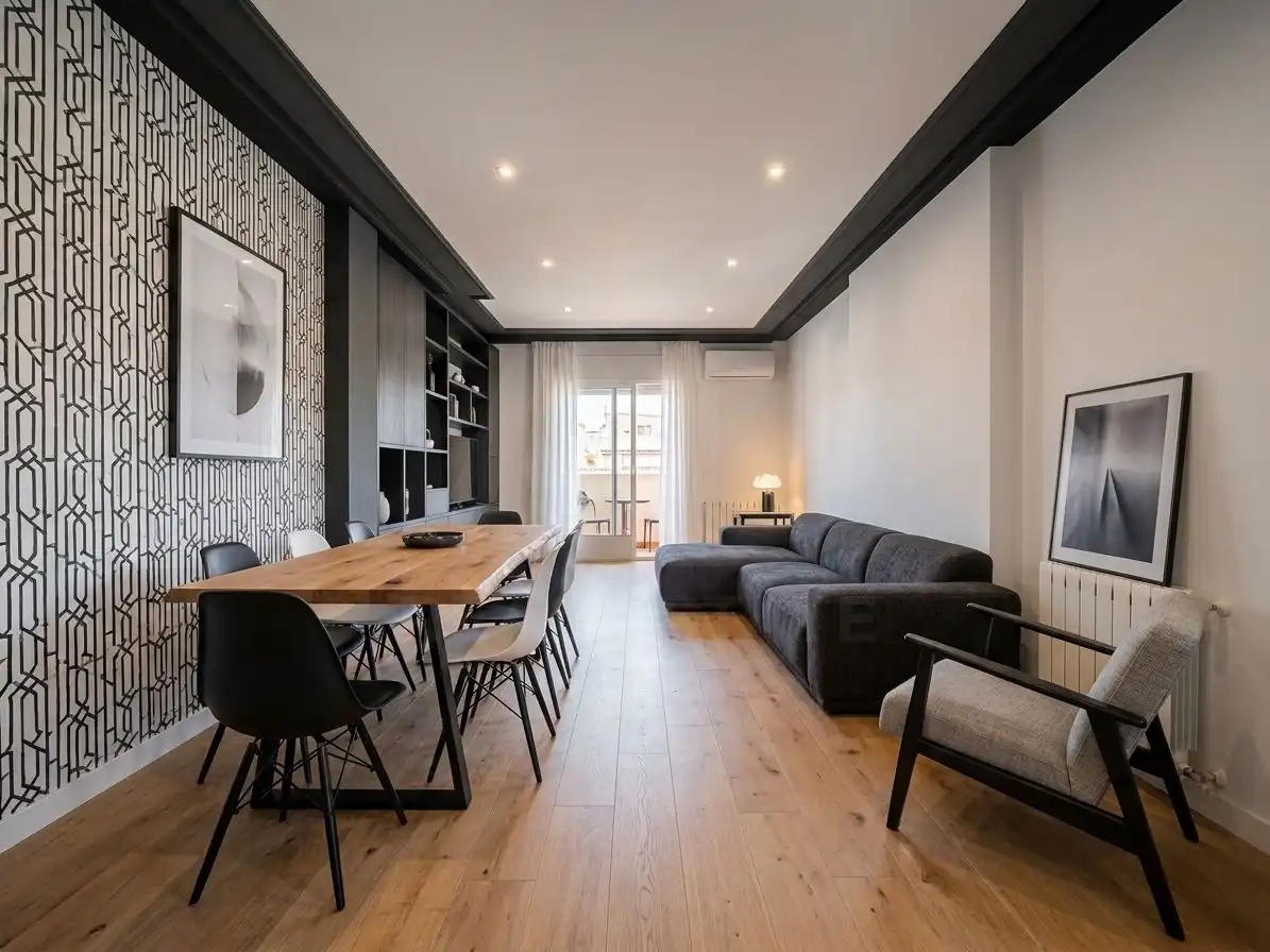 Living room of Flat for sale in Madrid  with Air Conditioner, Heating and Terrace