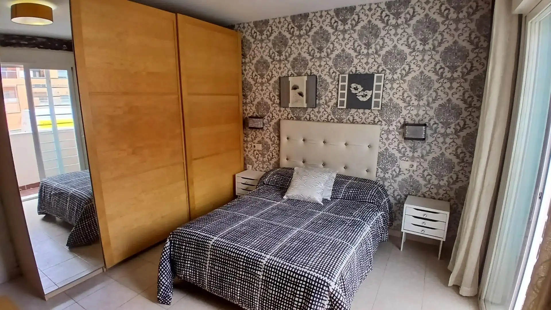 Bedroom of Flat for sale in Vícar  with Storage room, Furnished and Community pool