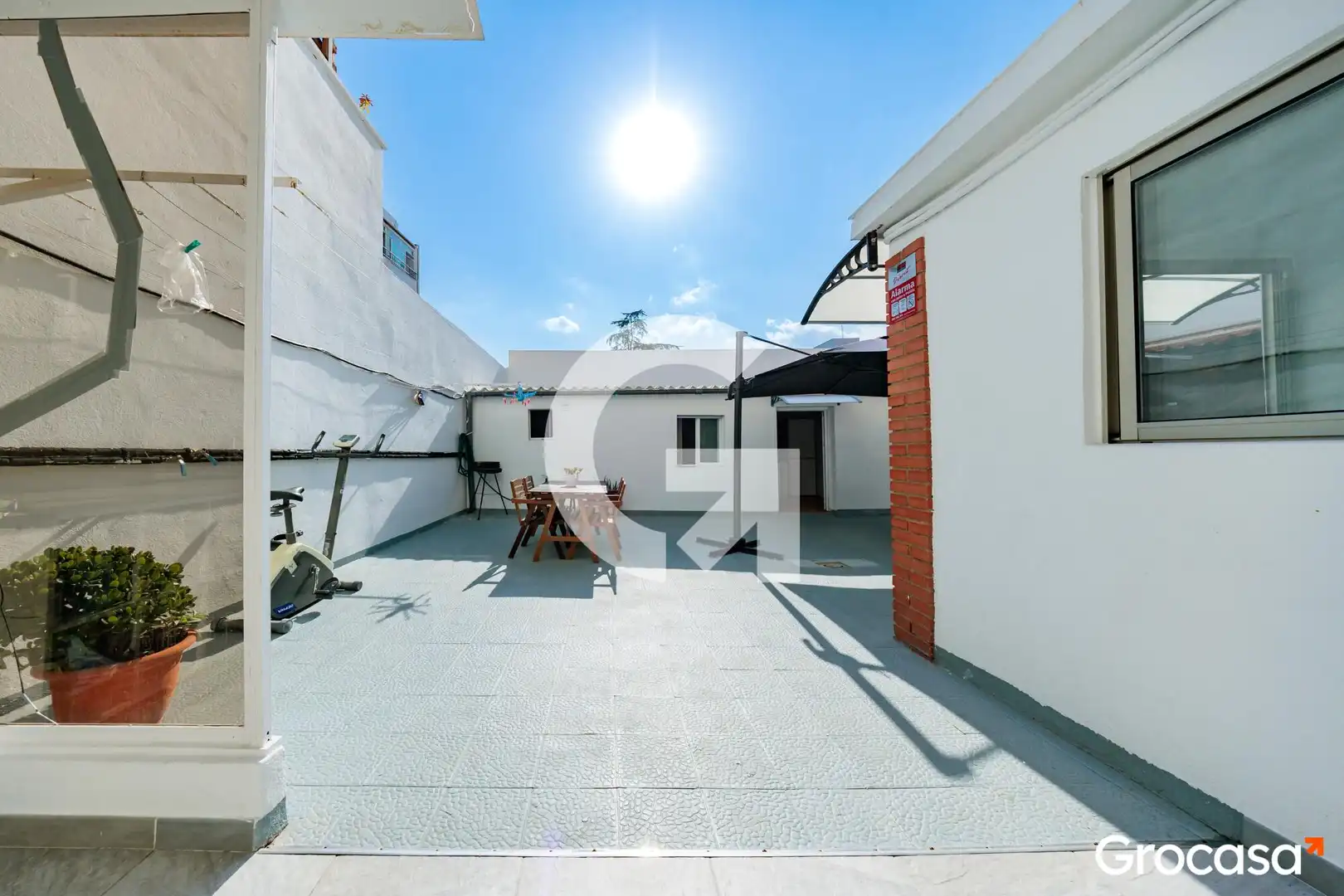 Terrasse von Erdgeschoss zum Verkauf in Terrassa mit Heizung, Terrasse und Abstellraum