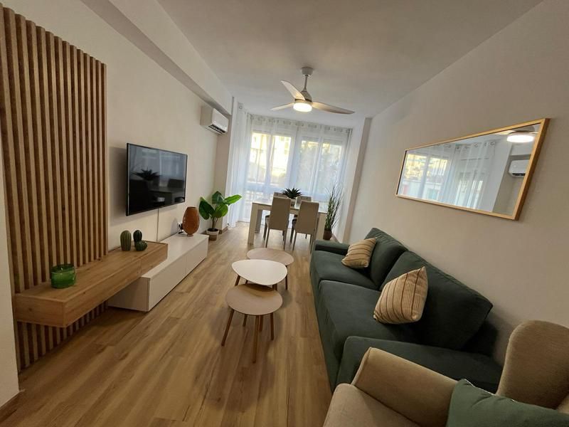 Living room of Flat for sale in Estepona  with Air Conditioner and Heating