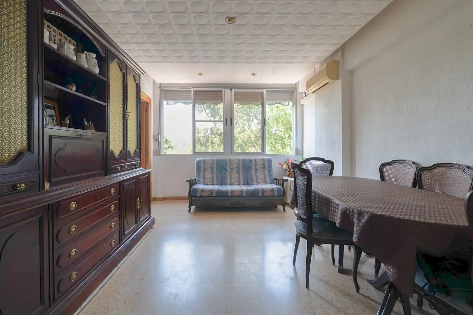 Sala d'estar de Pis en venda en Valencia amb Aire condicionat i Moblat