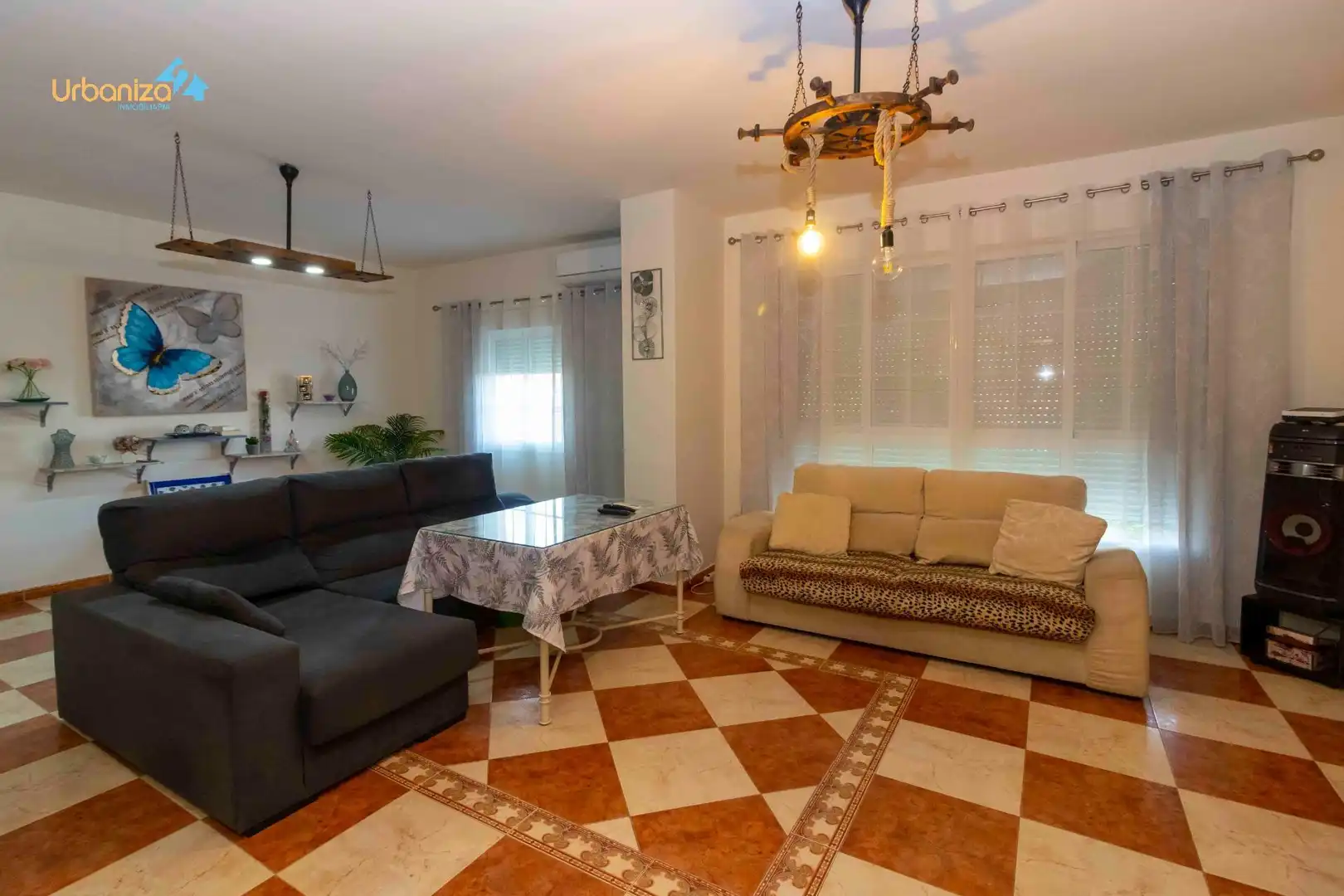 Sala de estar de Casa o chalet en venta en Badajoz con Terraza