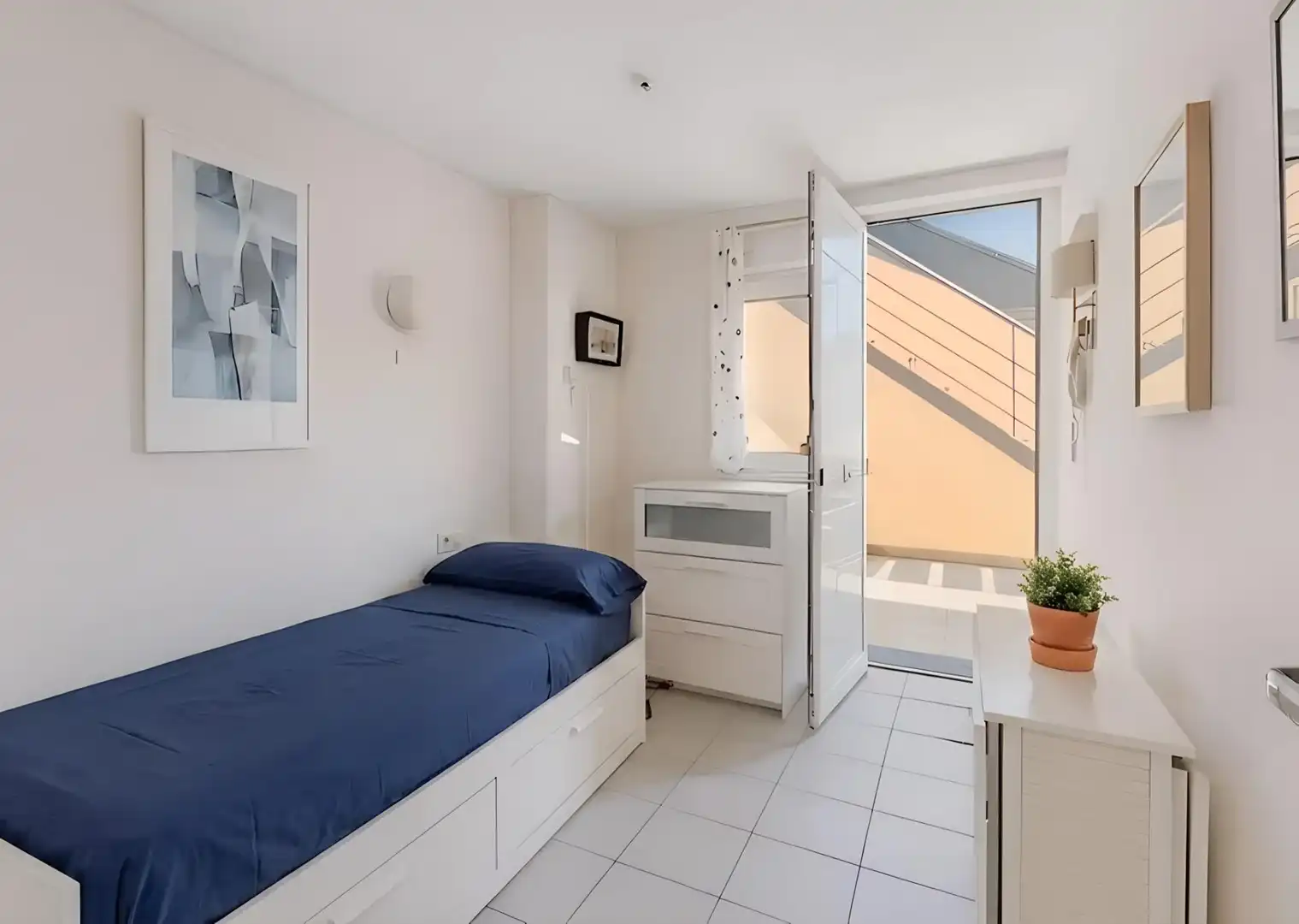 Schlafzimmer von Wohnungen zum Verkauf in Caldes d'Estrac mit Möbliert