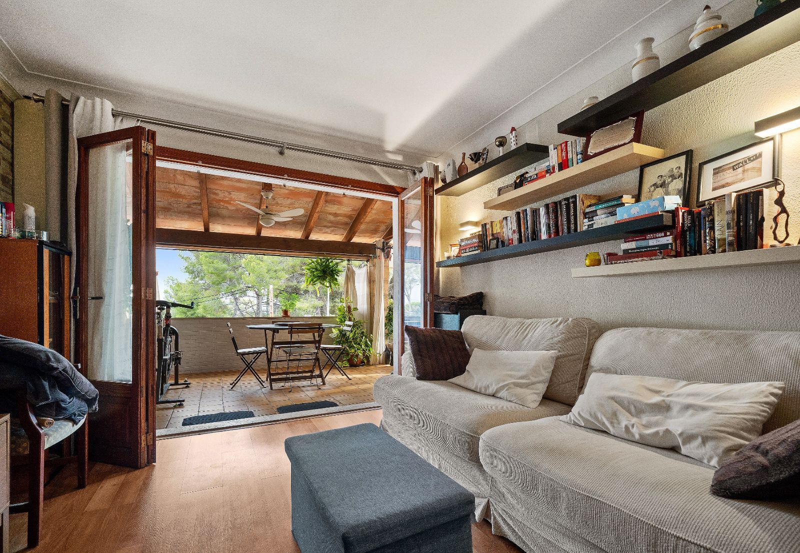 Sala de estar de Apartamento en venta en Alcúdia con Aire acondicionado, Calefacción y Parquet