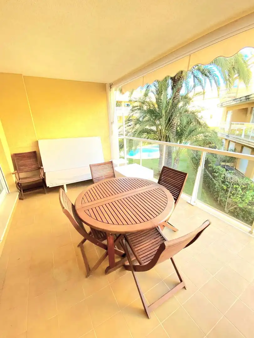 Terrasse von Wohnung zur Miete in Jávea / Xàbia mit Klimaanlage, Heizung und Terrasse