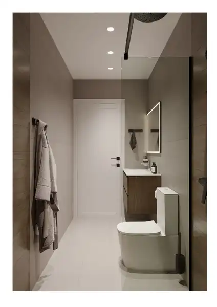 Baño de Apartamento en venta en Benidorm con Aire acondicionado, Piscina y Amueblado