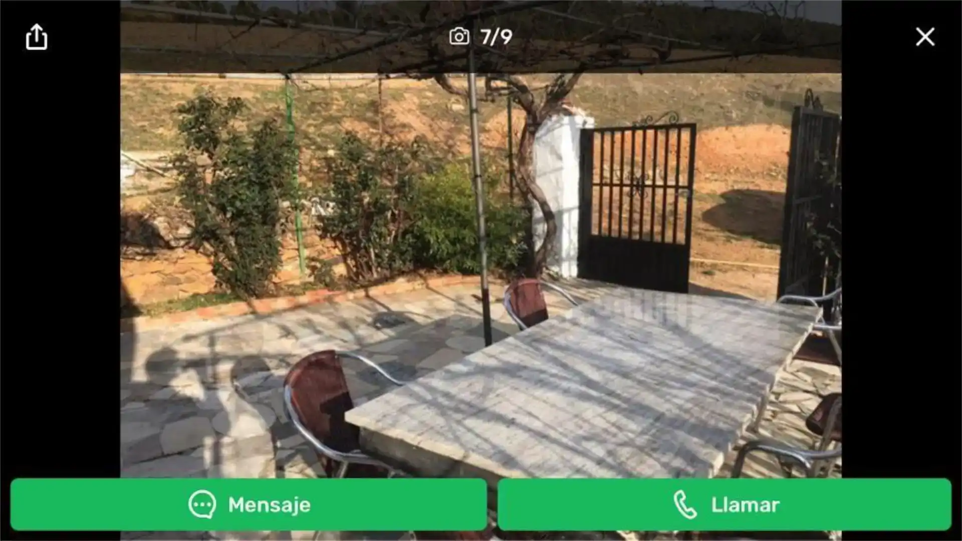 Terrassa de Finca rústica en venda en Navahermosa amb Moblat