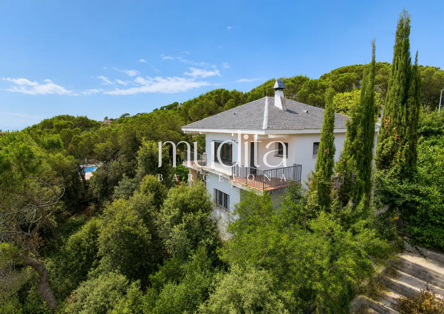 Exterior view of Houses for sale in L'Ametlla del Vallès  with Heating, Private garden and Terrace