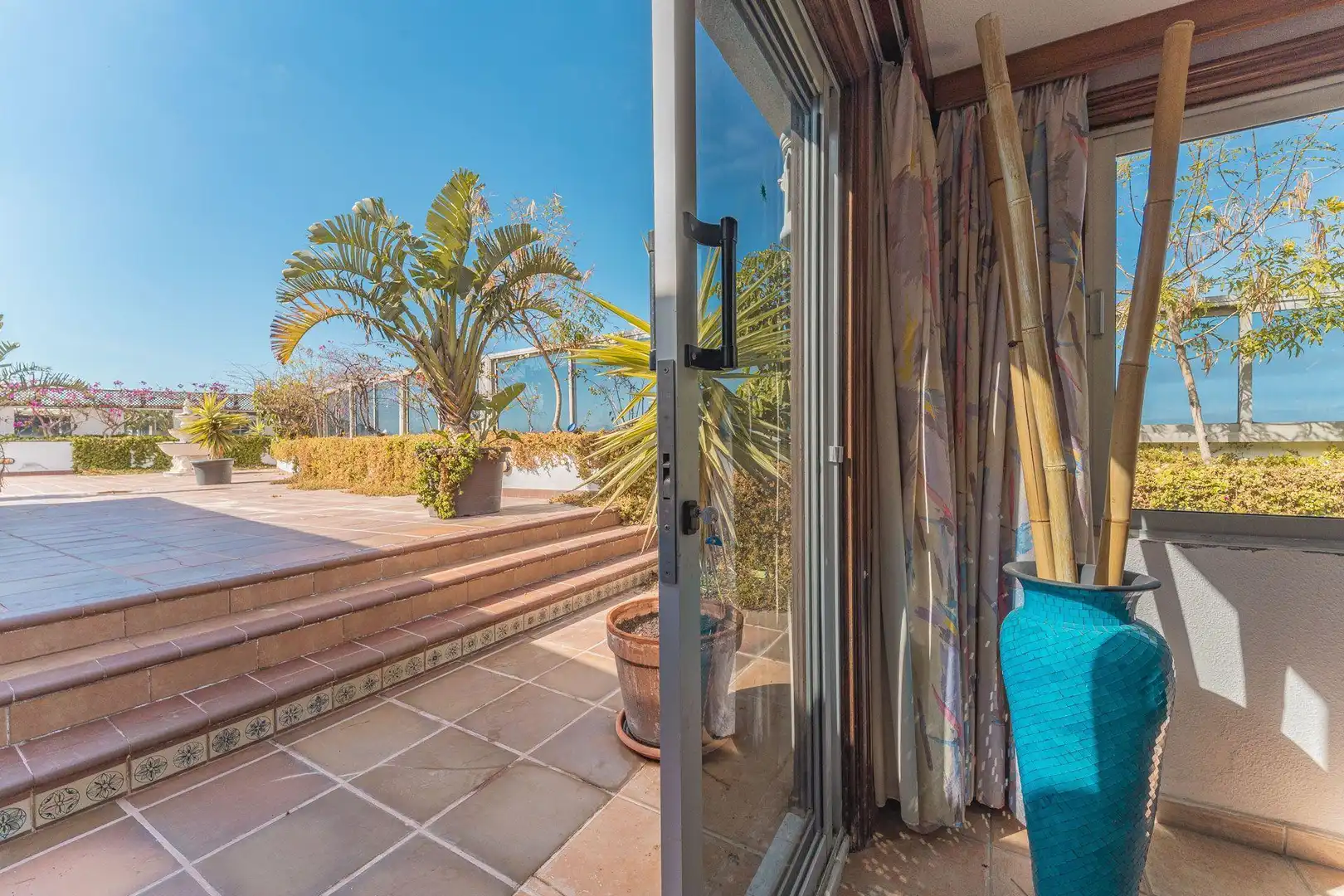 Terrasse von Maisonette zum Verkauf in Adeje mit Privatgarten und Gemeinschaftspool