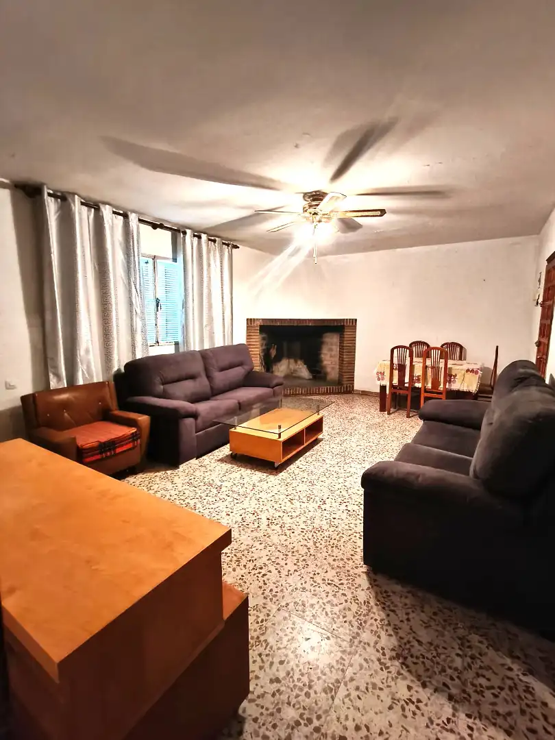 Sala de estar de Casa o chalet en venta en Las Ventas de Retamosa con Jardín privado y Piscina