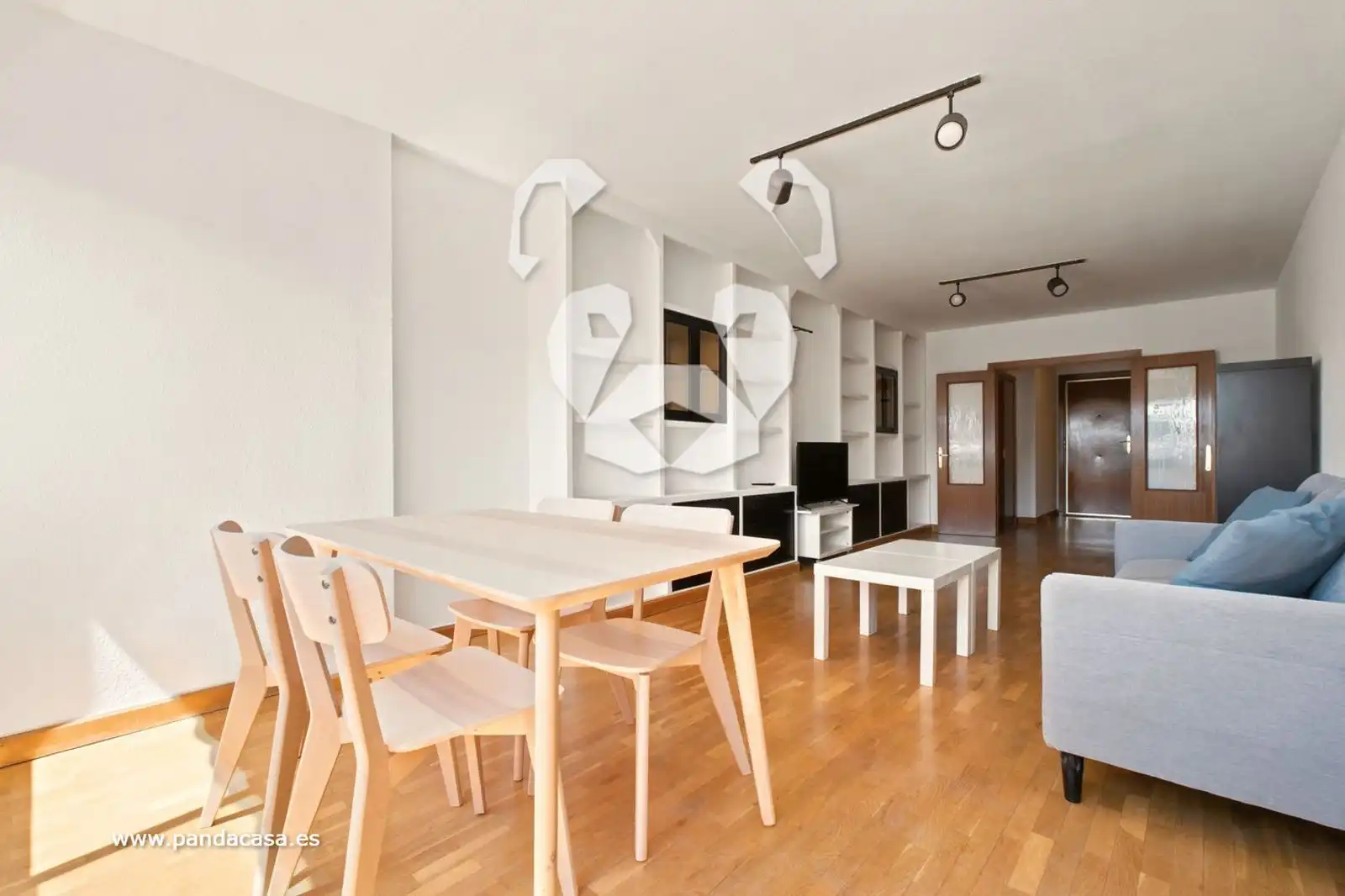 Wohnzimmer von Wohnung zur Miete in Madrid mit Heizung und Möbliert