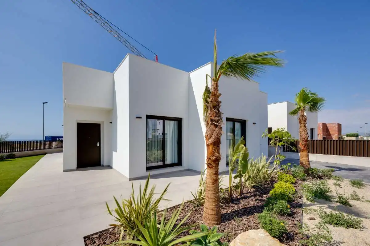 Exterior view of Houses for sale in Mutxamel  with Private garden, Terrace and Home automation