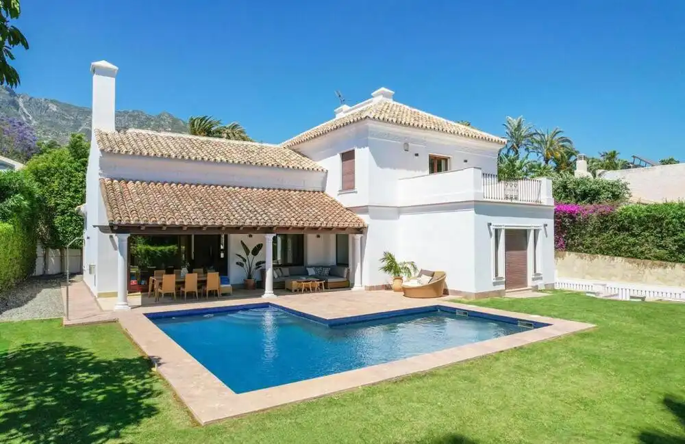 Exterior view of Houses for rent in Marbella  with Air Conditioner, Private garden and Terrace