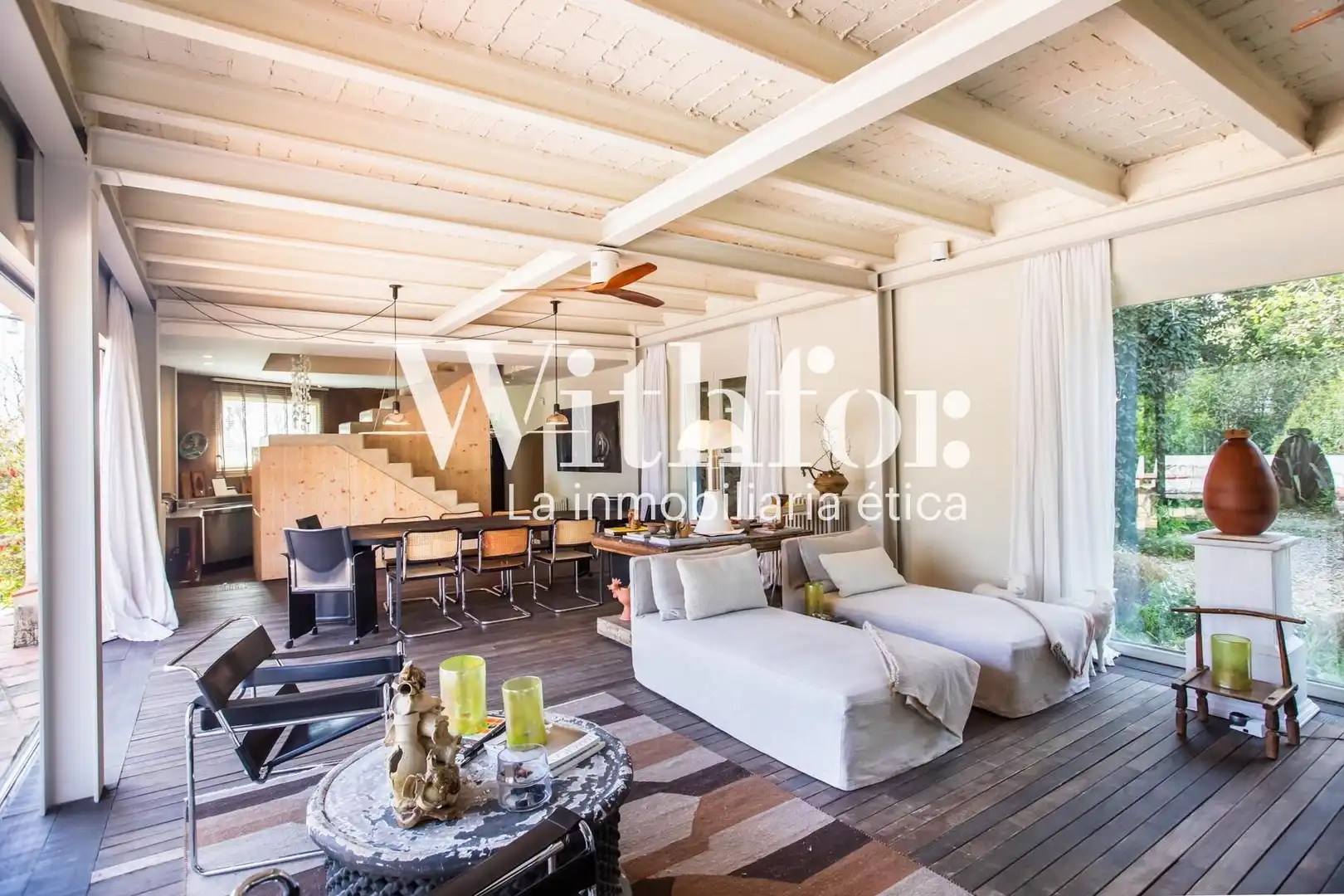 Sala de estar de Casa o chalet en venta en La Pera con Calefacción, Jardín privado y Terraza